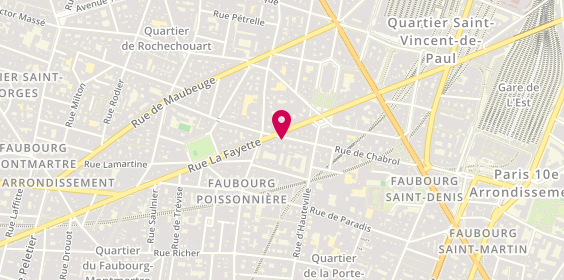 Plan de La Dimension Fantastique, 69 Rue de Chabrol, 75010 Paris