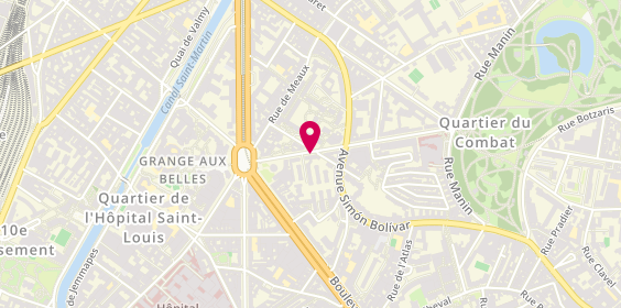 Plan de Longtemps, 22 avenue Mathurin Moreau, 75019 Paris