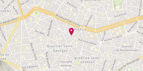 Plan de Le Guillemet, 8 Rue de Douai, 75009 Paris