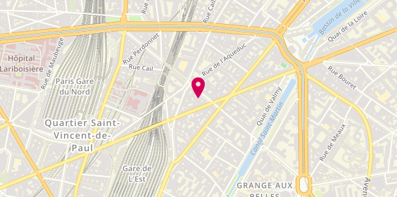 Plan de Print Express, 41 Rue Louis Blanc, 75010 Paris