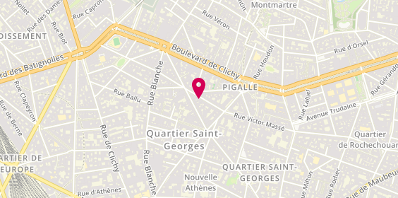 Plan de Oscar Music, 19 Rue de Douai, 75009 Paris