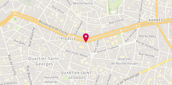 Plan de Librairie Vendredi, 67 rue des Martyrs, 75009 Paris