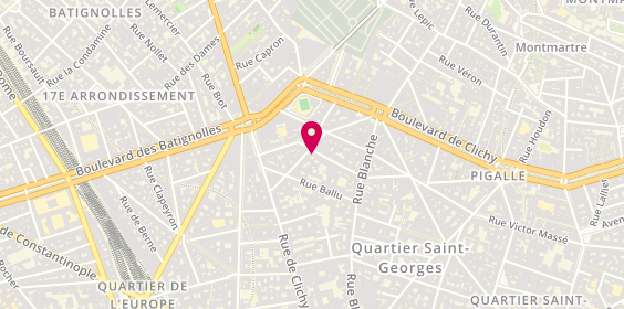 Plan de Librairie, 24 Rue de Vintimille, 75009 Paris