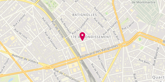 Plan de Bulles en tête Batignolles, 54 Rue des Dames, 75017 Paris