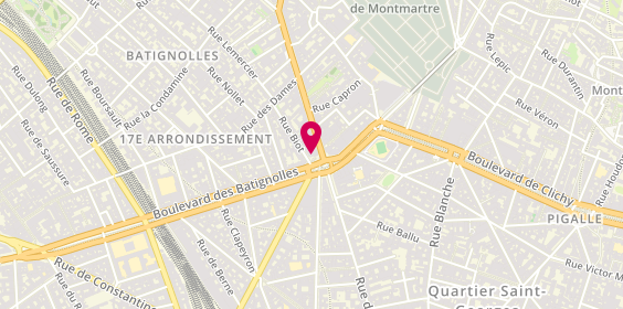Plan de Librairie de Paris, 7 Place Clichy, 75017 Paris