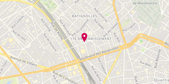 Plan de Au Bonheur des Livres, 52 Rue des Dames, 75017 Paris