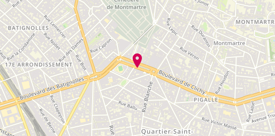 Plan de Love Shop, 73 Boulevard de Clichy, 75009 Paris