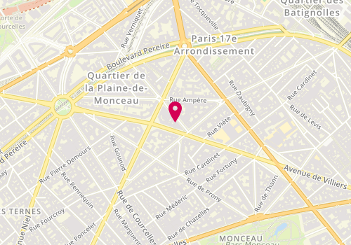 Plan de La Procure Saint-François-de-Sales, 5 Rue Brémontier, 75017 Paris