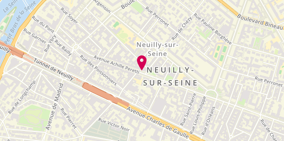 Plan de Alamartine, 102 avenue Achille Peretti, 92200 Neuilly-sur-Seine