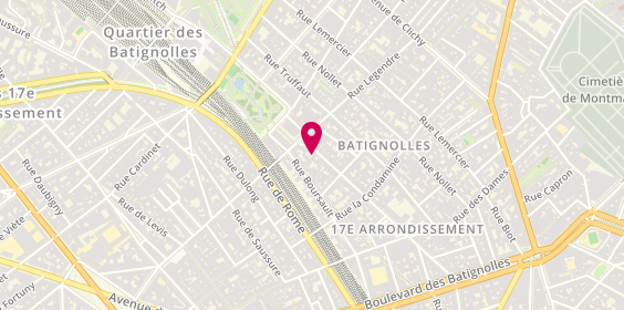 Plan de La librairie du square, 61 Rue des Batignolles, 75017 Paris