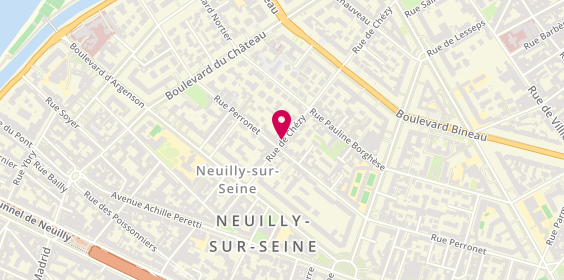 Plan de Librairie du Parc, 37 Rue de Chezy, 92200 Neuilly-sur-Seine