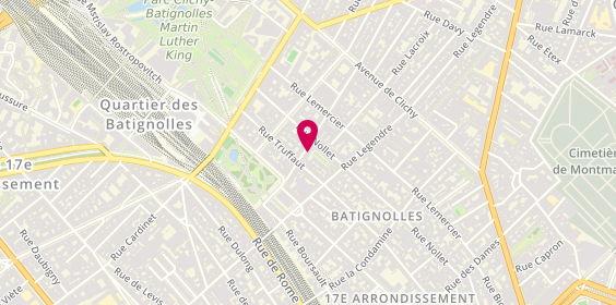 Plan de BD Phil - A CONTRARIO, 16 Rue des Moines, 75017 Paris