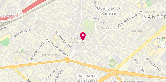 Plan de La Cigale et la Fourmi, 13 Rue Henri Barbusse, 92000 Nanterre