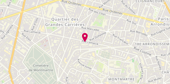 Plan de L'Eternel Retour, 77 Rue Lamarck, 75018 Paris