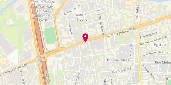 Plan de La Malle Aux Histoires, 58 avenue Jean Lolive, 93500 Pantin