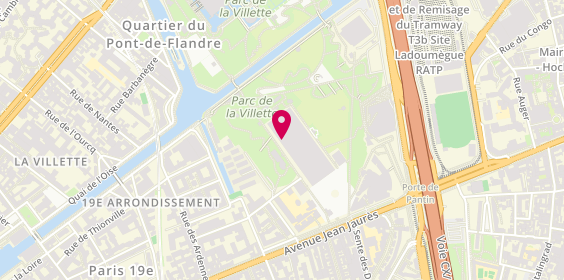 Plan de Librairie du Parc-Actes Sud, 211 avenue Jean Jaurès, 75019 Paris