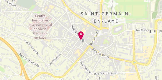 Plan de L'Univers du Livre St Germain en Laye, 1 Rue de Pologne, 78100 Saint-Germain-en-Laye