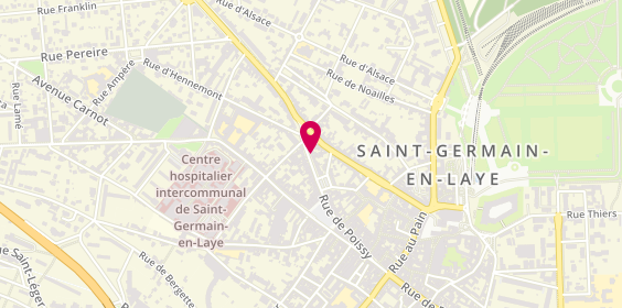 Plan de La Marque Jaune, 72 Rue Poissy, 78100 Saint-Germain-en-Laye