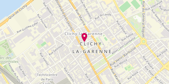 Plan de Librairie Villeneuve, 5 Rue Villeneuve, 92110 Clichy