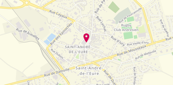 Plan de Au Rendez Vous Quotidien, 37 Rue du Chanoine Boulogne, 27220 Saint-André-de-l'Eure