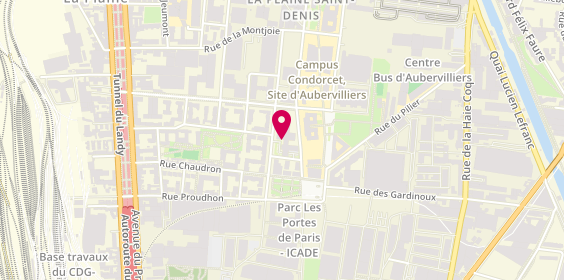 Plan de Des livres et l'Alerte, 20 Av. George Sand, 93210 Saint-Denis
