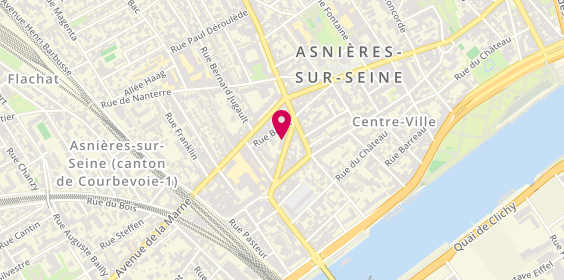 Plan de Toute Une Histoire, 57 grande Rue Charles de Gaulle, 92600 Asnières-sur-Seine