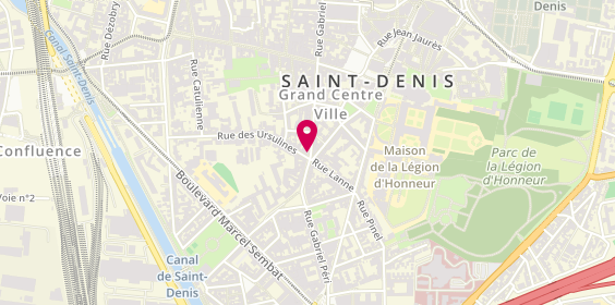 Plan de Librairie Samy, 43 Rue Gabriel Péri, 93200 Saint-Denis