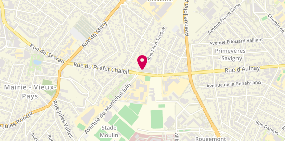 Plan de Odorare, 59 Rue du Préfet Chaleil, 93600 Aulnay-sous-Bois