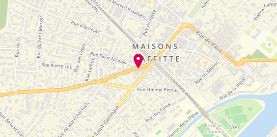 Plan de Le Chat Qui Pelote, 11 avenue du Général de Gaulle, 78600 Maisons-Laffitte