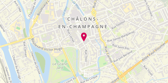 Plan de Chapitre.com Guerlin Martin, 44 Place République, 51000 Châlons-en-Champagne