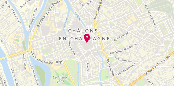 Plan de MONFILS Kevin, 13 Rue Orfeuil, 51000 Châlons-en-Champagne