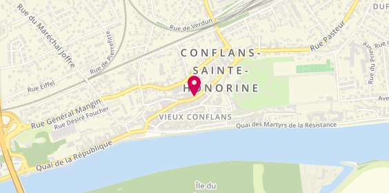 Plan de Les P'tits Papiers, 51 Rue Maurice Berteaux, 78700 Conflans-Sainte-Honorine
