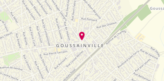 Plan de GUNDOGAN Jocelyne, 2 Place Charmeuse, 95190 Goussainville