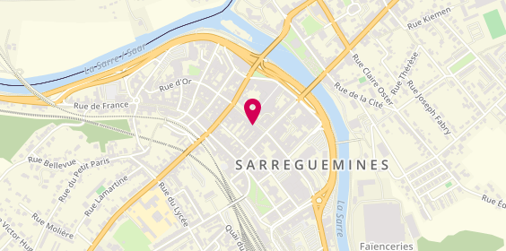 Plan de Librairie Confluence, 5 Rue Sainte-Croix, 57200 Sarreguemines