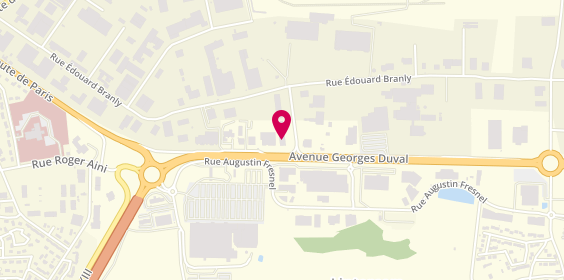 Plan de Bureau Valee, 166 Rue Nicolas Dulong Route Nationale 13, 14100 Lisieux