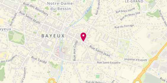Plan de Instant Livres, 81 Rue Saint-Jean, 14400 Bayeux