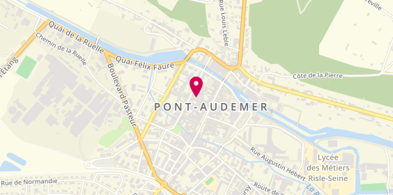 Plan de Bouquiniste Pont-Audemer le Temps Retrouvé, 20 Rue Paul Clémencin, 27500 Pont-Audemer