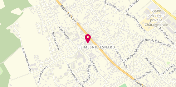 Plan de Librairie du Lapin Blanc, 10 place du Général de Gaulle, 76240 Le Mesnil-Esnard