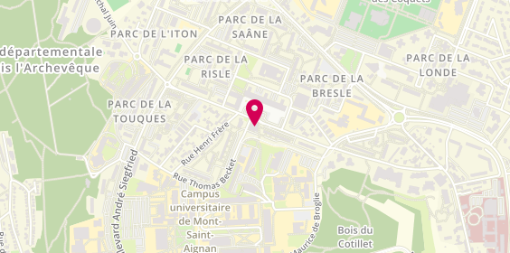 Plan de Librairie Generale Colbert, 1 place Colbert, 76130 Mont-Saint-Aignan
