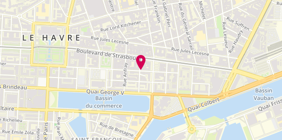 Plan de Papeterie Duvernois Bureaux 2000, 87 Rue Jules Siegfried, 76600 Le Havre
