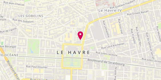 Plan de Les 400 coups - Librairie jeunesse, 1 Rue Edouard Herriot, 76600 Le Havre