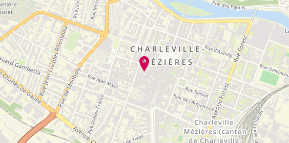 Plan de Plume et Bulle, 17 Rue Irénée Carré, 08000 Charleville-Mézières