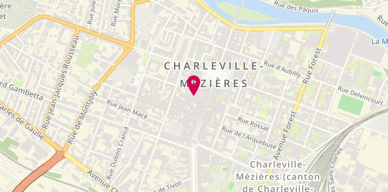 Plan de Librairie Page 17, 10 Rue Irénée Carré, 08000 Charleville-Mézières