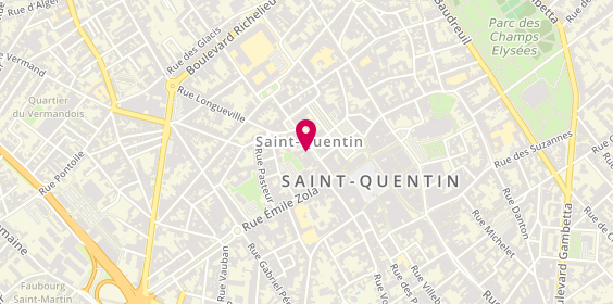 Plan de Dalbe, 21 Rue Victor Basch, 02100 Saint-Quentin