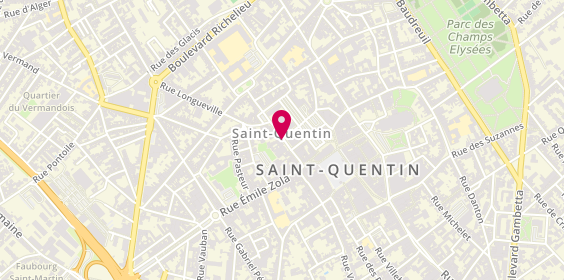 Plan de Cognet, 21 21 Rue Victor Basch, 02100 Saint-Quentin