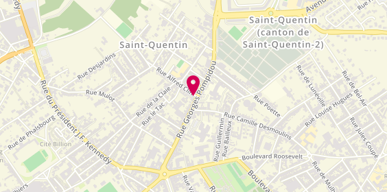 Plan de Distrissex - Dyretel, 85 Bis Rue Georges Pompidou, 02100 Saint-Quentin