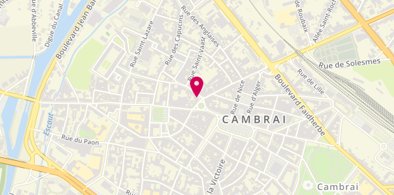 Plan de Cartridge World, 1 grande Rue Vanderburch, 59400 Cambrai