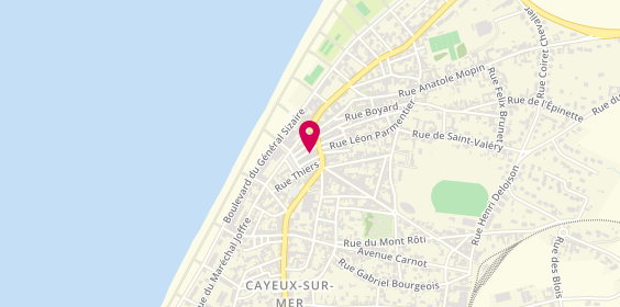 Plan de Café presse de cayeux, 7 Pl. Georges Clemenceau, 80410 Cayeux-sur-Mer
