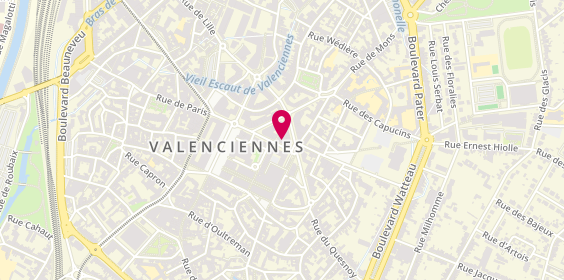 Plan de Furet du Nord Valenciennes, 21 Rue du Quesnoy, 59300 Valenciennes