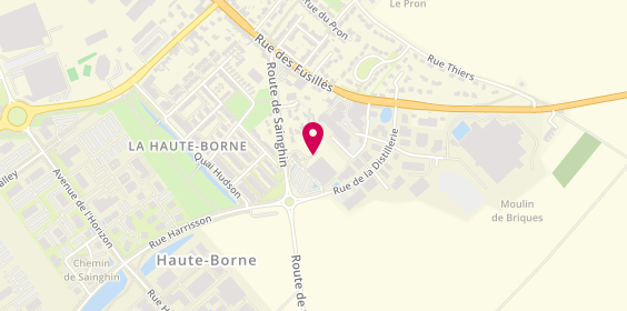 Plan de Le Cafe Litteraire, 73 Route de Sainghin, 59650 Villeneuve-d'Ascq